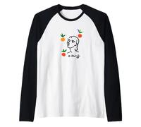 Matisse Summer Citrus Fruit Drawing Cut-Out Artwork Raglan Baseball Tee
