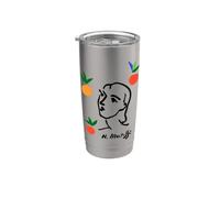 Matisse Summer Citrus Fruit Drawing Cut-Out Artwork Stainless Steel Insulated Tumbler
