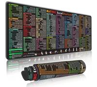 MATKING Excel Cheat Sheet Desk Mat(2026 Pro), 231+ Shortcuts Large Mouse Mat 800x300x3mm, XXL Waterproof Desk Pad with Stitched Edges and Non-Slip Rubber Base for Office, Home Office and Gaming