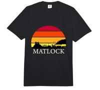 Matlock Skyline Derbyshire Peak District Souvenir Comfort Colors Adult Heavyweight T-Shirt