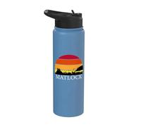 Matlock Skyline Derbyshire Peak District Souvenir Stainless Steel Insulated Water Bottle