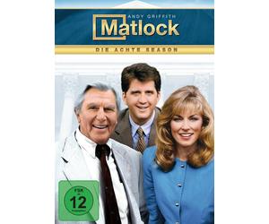 MATLOCK STAFFEL 8 - ANDY GRIFFITH, LINDA PURL, KENE HOLLIDAY - 6 DVD NEW