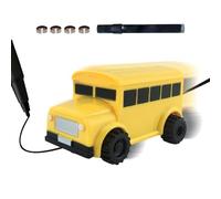 Matoebyr Follow The Line Inductive Car, Magic Inductive Train Toy - Battery Powered Mini Pen Train with Optical Sensor, Magic Line Following Vehicle For Kids, Educational Stem Learning Toys For Kids