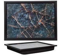 matop Cosmic Cushioned TV Dinner Tray - Starry Night Serving Tray for Sofa Eating or Tea, 32×43×5.5cm, Deep Space Theme