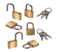 Matory Mini Padlock with Keys Small Diary Padlocks Luggage Padlock Travel Bags Backpack Computer Bag Padlocks (6)