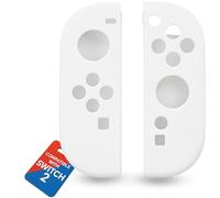MatoSan® Silicone Grip Cover Set - Case for Switch 2 Controller - Set of 2 Protective Cases with Improved Grip - Custom Fit Accessories for Switch 2 (White)