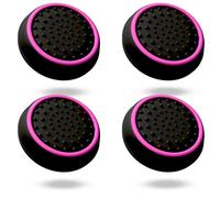 MatoSan® SpaceSan Thumbstick Caps - Compatible with PS5 Controller and Standard Gaming Controllers - Non-Slip Grip Caps for Better Control - 4 Piece Accessory Set - Pink Edition