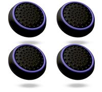 MatoSan® SpaceSan Thumbstick Caps - Compatible with PS5 Controller and Standard Gaming Controllers - Non-Slip Grip Caps for Better Control - 4 Piece Accessory Set - Purple Edition