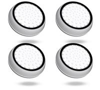 MatoSan® SpaceSan Thumbstick Caps - Compatible with PS5 Controller and Standard Gaming Controllers - Non-Slip Grip Caps for Better Control - 4 Piece Accessory Set - White Edition