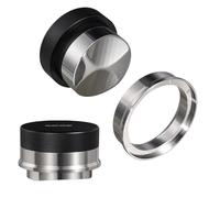 MATOW 2 in 1 Design Gravity Distributor and Magnetic Dosing Funnel Combo, 53.3mm Adaptive Espresso Distributor and 54mm Stainless Steel Magnetic Dosing Ring Set Fits 54mm Breville Portafilter