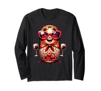 Matreshka Russian Girl Russia for Russians Wine Matryoshka Long Sleeve T-Shirt