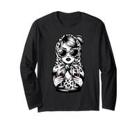 Matreshka Russian Girl Russia for Russians Wine Matryoshka Long Sleeve T-Shirt