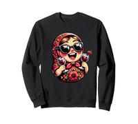 Matreshka Russian Girl Russia For Russians Wine Matryoshka Sweatshirt