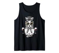 Matreshka Russian Girl Russia for Russians Wine Matryoshka Tank Top