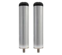 Matrix 36mm Dia Leg Extensions Pair Silver (x2): 150mm