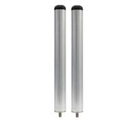 Matrix 36mm Dia Leg Extensions Pair Silver (x2): 300mm