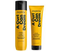 Matrix A Curl Can Dream Cleansing Shampoo Infused with Manuka Honey Extract 300ml and Hair Mask 250ml Bundle for Curls and Coils