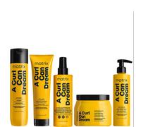 Matrix A Curl Can Dream Shampoo Hair Mask Moisturising Cream Light Hold Gel and Defining Spray for Wavy and Curly Hair