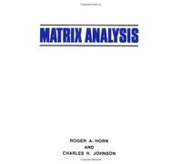 Matrix Analysis