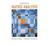Matrix Analysis – Cambridge University Press