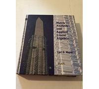 Matrix Analysis and Applied Linear Algebra Book