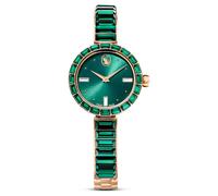 Swarovski Watches Swarovski Matrix Green Crystal Bangle Champagne Gold Tone Stainless Steel Watch