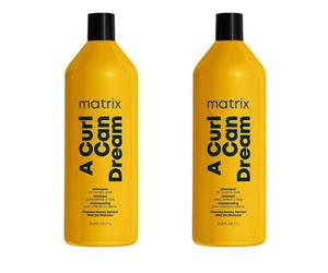 Matrix Bioalge DOUBLE A Curl Can Dream Cleansing Shampoo with Manuka Honey extract for Curly and Coily Hair 1L