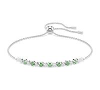 Swarovski Matrix Silver Green Round Cut Bracelet