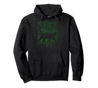 Matrix Cat Art Cool Pullover Hoodie