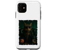 Matrix Cat - Red Pill, Blue Pill Case for iPhone 11