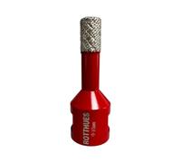 Matrix Diamond Drill Bit Hollow Drill Bit Diameter 10 x 15 x 62 mm Red M14 Segment Height 15 mm Precise and Clean Drills Dry & Wet