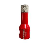 Matrix Diamond Drill Bit Hollow Drill Bit Diameter 15 x 15 x 62 mm Red M14 Segment Height 15 mm for Tiles Porcelain Ceramic Marble Granite