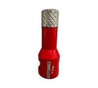 Matrix Diamond Drill Bit Hollow Drill Bit Diameter 16 x 15 x 62 mm Red M14 Segment Height 15 mm Precise and Clean Drills Dry & Wet