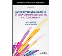 Matrix Differential Calculus with Applications in Statistics and Econometrics