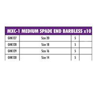 Matrix MXC-1 Size 18 Barbless Spade End Super Sharp PTFE Coated Hooks for Pellets Corn Maggots Meat