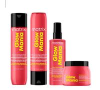 Matrix Glow Mania Shampoo Conditioner Leave-in Mask in Clear