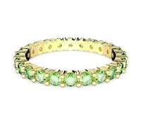 Matrix Gold-Tone Plated Green Ring