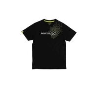 Matrix Hex Print T-Shirt Black