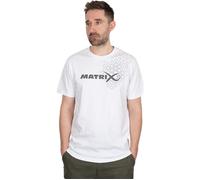 Matrix Hex Print T-Shirt - White S