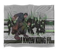 Matrix I Know Kung Fu Silky Supersoft Blanket Multicoloured/multicoloured (152Cm X 127Cm)