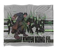 Matrix I Know Kung Fu Silky Touch Super Soft Throw Blanket 152 X 127 cm