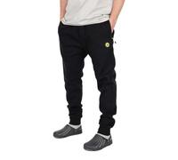 Matrix Joggers Black Large, Classic Style Fishing Joggers, Elasticated Waist and Ankle Cuffs, Waist Drawstrings, Single Rear Pocket, Zipped Hand Pockets, Relaxed Fit, Code GPR453.