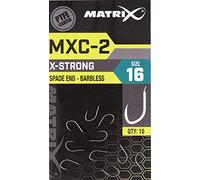 Matrix MXC-2 Size 10 Barbless Spade End Super Sharp PTFE Coated Hooks for Pellets Corn Maggots Meat