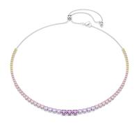 Swarovski Jewellery Swarovski Matrix Round Cut Multicoloured Gradient Tennis Necklace 0.5cm, 23-48cm