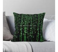 Matrix Raining Code Square Pillowcase Polyester Linen Velvet Pattern Zip Decor Bed Cushion Cover