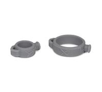 Matrix Rig Hook Ups | Pole Fishing Elastic Protectors | Neatly Store Made Up Rigs on Top Sections in Roost or Transport | Durable Rubber | Grey Colour | Fit All Pole Sections | Code GAC475
