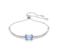 Matrix Silver Coloured Blue Cubic Zirconia Tennis Bracelet