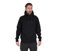Matrix Stealth Zipped Hoody Black Marl XL, Classic Design, Match Fishing Hoody, Black Hood Drawstrings, Elasticated Ribbed Cuffs and Waist, Twin Front Pockets, Cotton Polyester, Blend, Code GPR442.