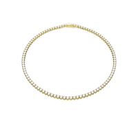 Matrix Tennis Necklace - female - Swarovski - Necklaces - Yellow - ONE SIZE - Accessories ONE SIZE