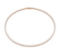 Swarovski Matrix Necklace Stainless Steel 5764194 - Woman - Stainless Steel Rose gold/White M